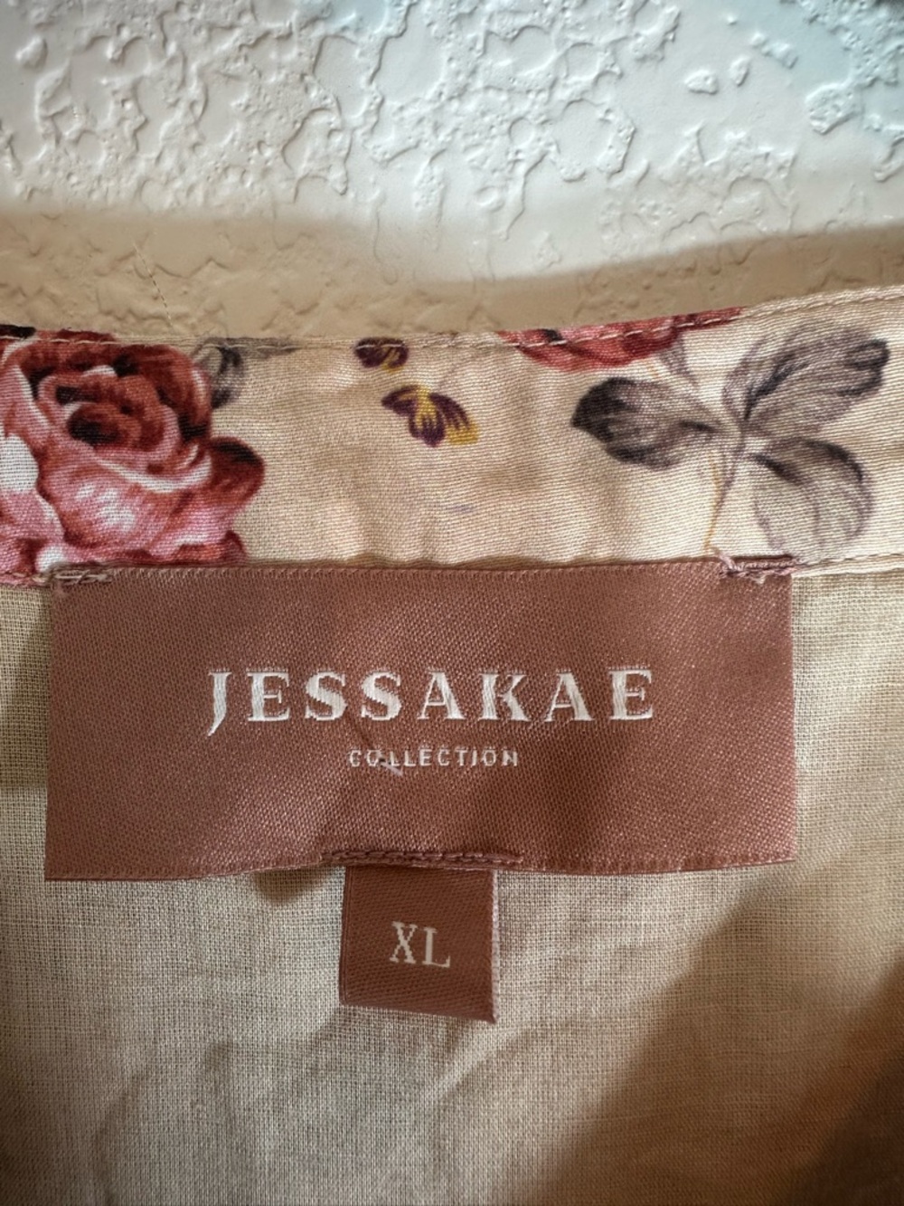 Jessakae Floral Ruffle Maxi Rosalie Dress Size XL - Picture 10 of 11